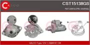 Starter 12 V 1,30 kW CASCO CST15138GS