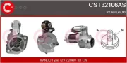 Starter 12 V 2,20 kW CASCO CST32106AS