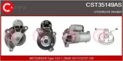 Starter 12 V 1,70 kW CASCO CST35149AS