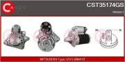 Starter 12 V 0,80 kW CASCO CST35174GS