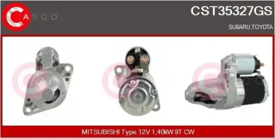 Starter 12 V 1,40 kW CASCO CST35327GS Bild Starter 12 V 1,40 kW CASCO CST35327GS