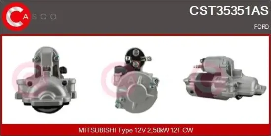 Starter 12 V 2,50 kW CASCO CST35351AS Bild Starter 12 V 2,50 kW CASCO CST35351AS