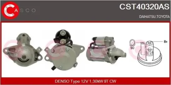 Starter 12 V 1,30 kW CASCO CST40320AS Bild Starter 12 V 1,30 kW CASCO CST40320AS