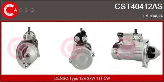 Starter 12 V 2 kW CASCO CST40412AS Bild Starter 12 V 2 kW CASCO CST40412AS