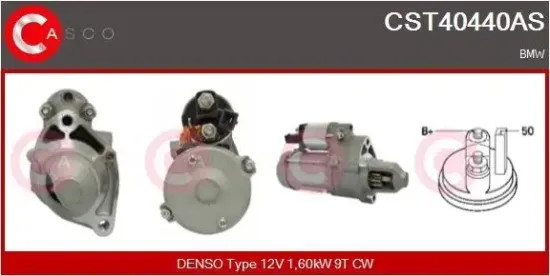 Starter 12 V 1,60 kW CASCO CST40440AS Bild Starter 12 V 1,60 kW CASCO CST40440AS