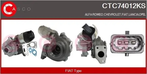 Lader, Aufladung CASCO CTC74012KS