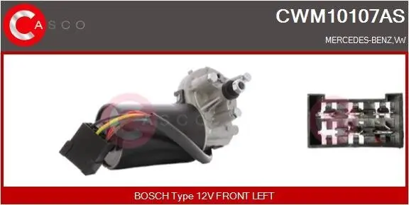 Wischermotor 12 V CASCO CWM10107AS