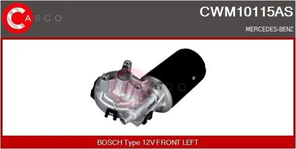 Wischermotor 12 V CASCO CWM10115AS