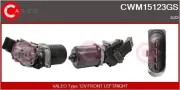 Wischermotor 12 V CASCO CWM15123GS