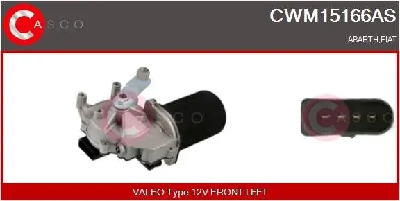 Wischermotor 12 V CASCO CWM15166AS