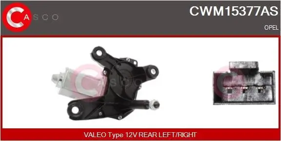 Wischermotor 12 V CASCO CWM15377AS