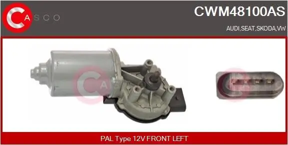 Wischermotor 12 V CASCO CWM48100AS