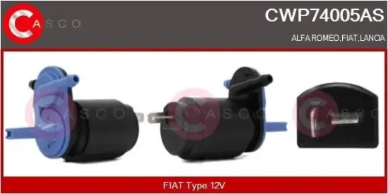 Waschwasserpumpe, Scheibenreinigung 12 V CASCO CWP74005AS Bild Waschwasserpumpe, Scheibenreinigung 12 V CASCO CWP74005AS