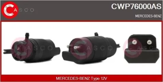 Waschwasserpumpe, Scheibenreinigung 12 V CASCO CWP76000AS Bild Waschwasserpumpe, Scheibenreinigung 12 V CASCO CWP76000AS