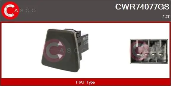 Schalter, Fensterheber CASCO CWR74077GS