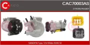 Kompressor, Klimaanlage 12 V CASCO CAC70003AS
