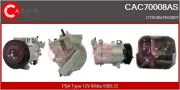 Kompressor, Klimaanlage 12 V CASCO CAC70008AS