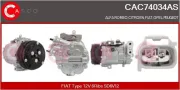 Kompressor, Klimaanlage 12 V CASCO CAC74034AS