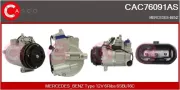 Kompressor, Klimaanlage 12 V CASCO CAC76091AS