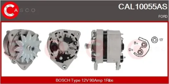 Generator 12 V CASCO CAL10055AS Bild Generator 12 V CASCO CAL10055AS