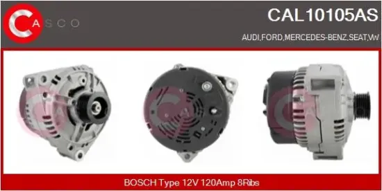 Generator 12 V CASCO CAL10105AS Bild Generator 12 V CASCO CAL10105AS