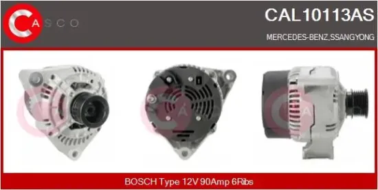 Generator 12 V CASCO CAL10113AS Bild Generator 12 V CASCO CAL10113AS