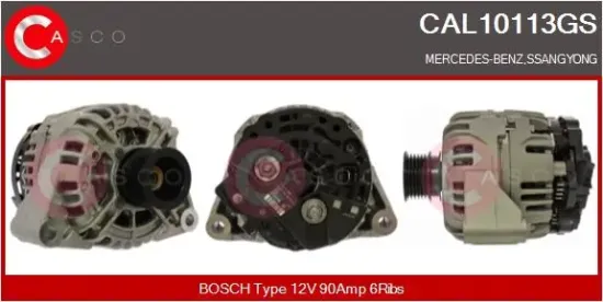 Generator 12 V CASCO CAL10113GS Bild Generator 12 V CASCO CAL10113GS