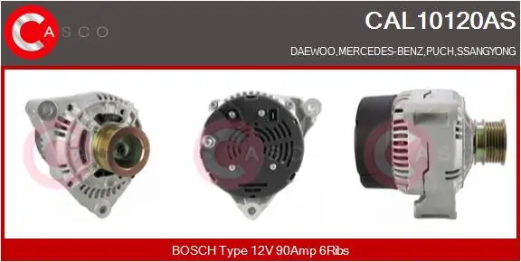 Generator 12 V CASCO CAL10120AS