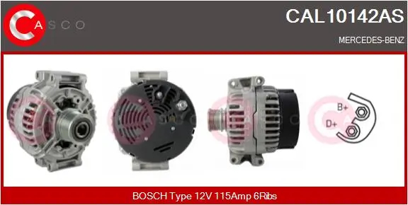 Generator 12 V CASCO CAL10142AS