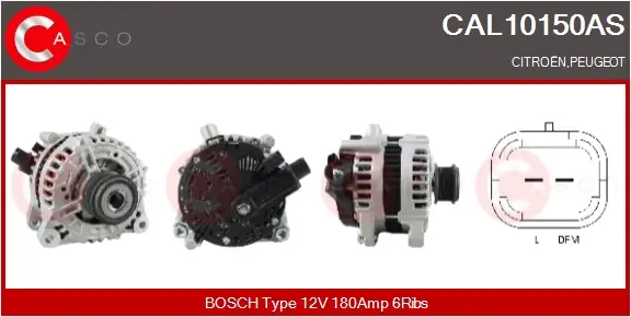 Generator 12 V CASCO CAL10150AS