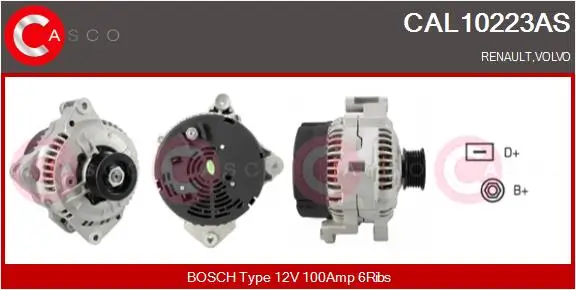 Generator 12 V CASCO CAL10223AS