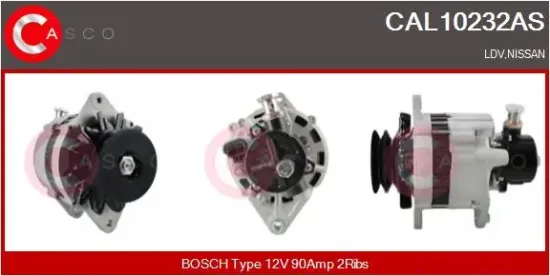 Generator 12 V CASCO CAL10232AS Bild Generator 12 V CASCO CAL10232AS