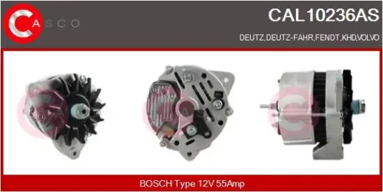 Generator 12 V CASCO CAL10236AS Bild Generator 12 V CASCO CAL10236AS