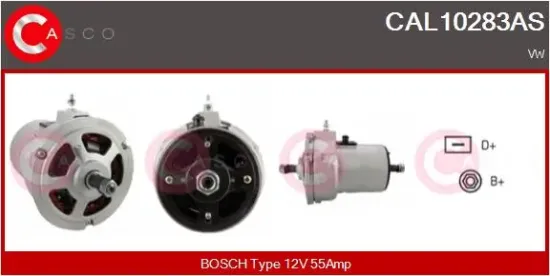 Generator 12 V CASCO CAL10283AS Bild Generator 12 V CASCO CAL10283AS
