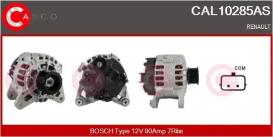 Generator 12 V CASCO CAL10285AS Bild Generator 12 V CASCO CAL10285AS