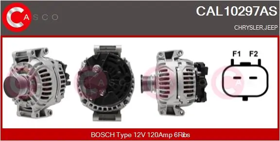 Generator 12 V CASCO CAL10297AS