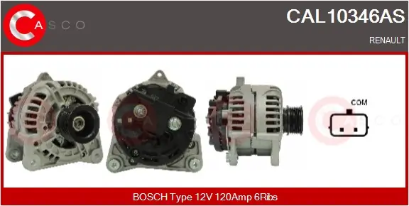 Generator 12 V CASCO CAL10346AS
