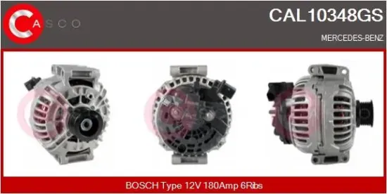 Generator 12 V CASCO CAL10348GS Bild Generator 12 V CASCO CAL10348GS