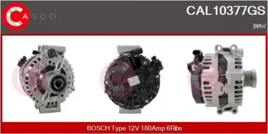 Generator 12 V CASCO CAL10377GS Bild Generator 12 V CASCO CAL10377GS