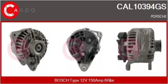 Generator 12 V CASCO CAL10394GS Bild Generator 12 V CASCO CAL10394GS