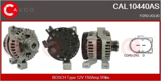 Generator 12 V CASCO CAL10440AS Bild Generator 12 V CASCO CAL10440AS