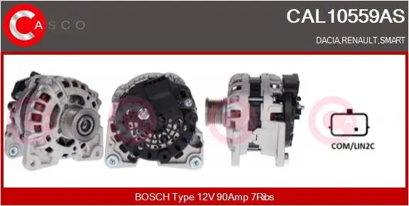 Generator 12 V CASCO CAL10559AS