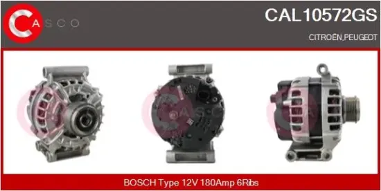 Generator 12 V CASCO CAL10572GS Bild Generator 12 V CASCO CAL10572GS