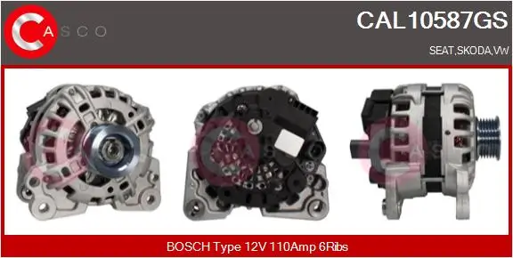 Generator 12 V CASCO CAL10587GS