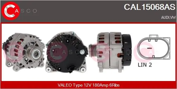 Generator 12 V CASCO CAL15068AS