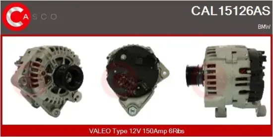 Generator 12 V CASCO CAL15126AS Bild Generator 12 V CASCO CAL15126AS