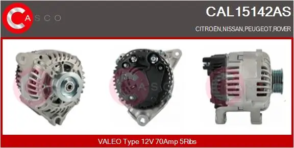 Generator 12 V CASCO CAL15142AS