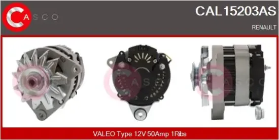 Generator 12 V CASCO CAL15203AS Bild Generator 12 V CASCO CAL15203AS