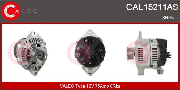 Generator 12 V CASCO CAL15211AS