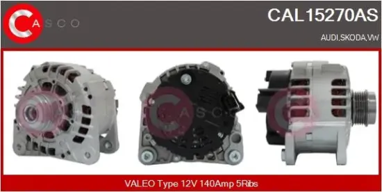 Generator 12 V CASCO CAL15270AS Bild Generator 12 V CASCO CAL15270AS